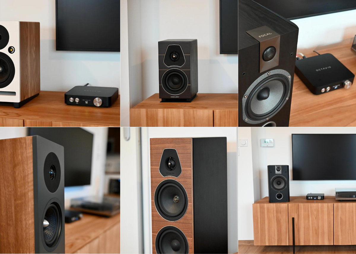 2 Petites Enceintes Caisson Laqué Noir – Dragon Audio, Surround Arrière Avec Fil