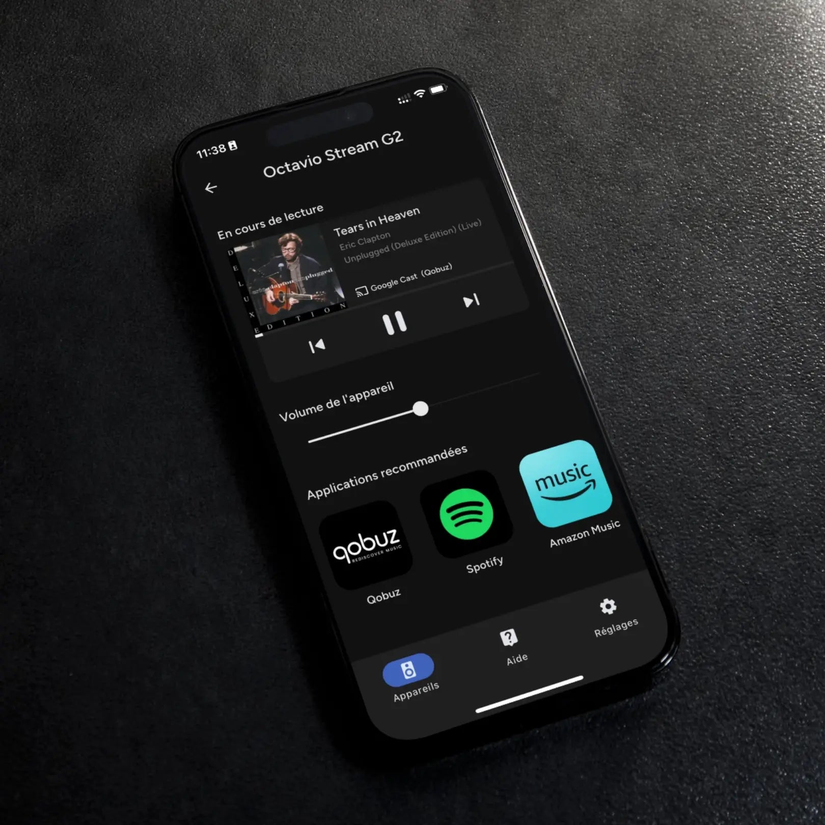 Application mobile Octavio Virtuose G2