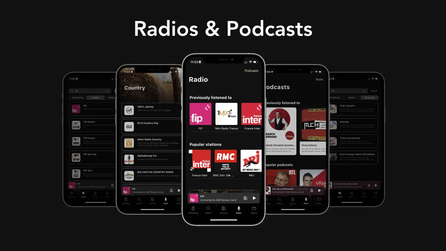 Radios & Podcasts
